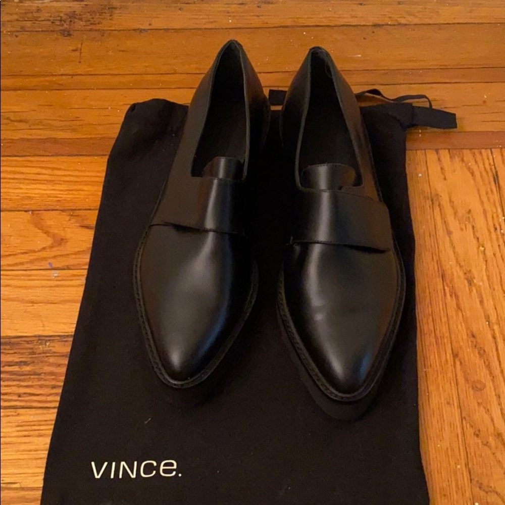 Black Vince Loafers